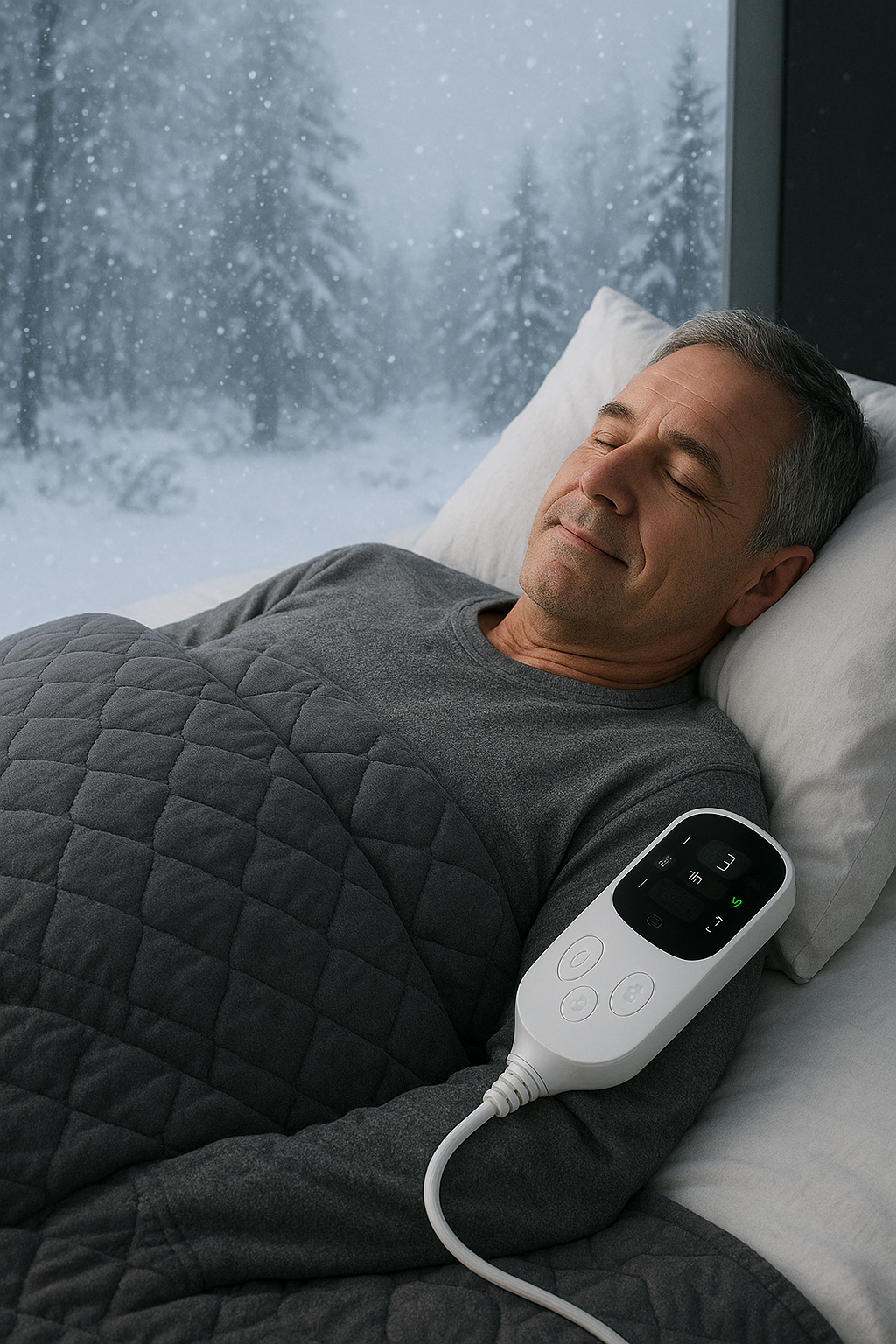 Manta Eléctrica de 12V con Felpa Gruesa - Calentador para Colchón con Termostato - Alfombrilla Calefactora de Viaje para Invierno - Calentador Corporal para Autocaravanas, SUVs y Coches