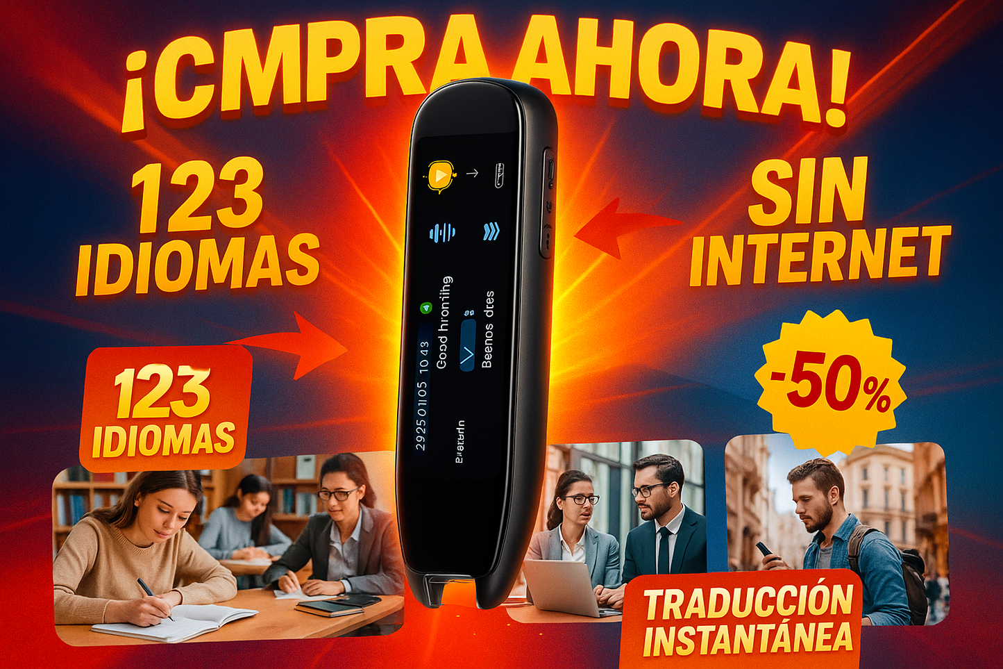 Bolígrafo Traductor - Compra Ahora