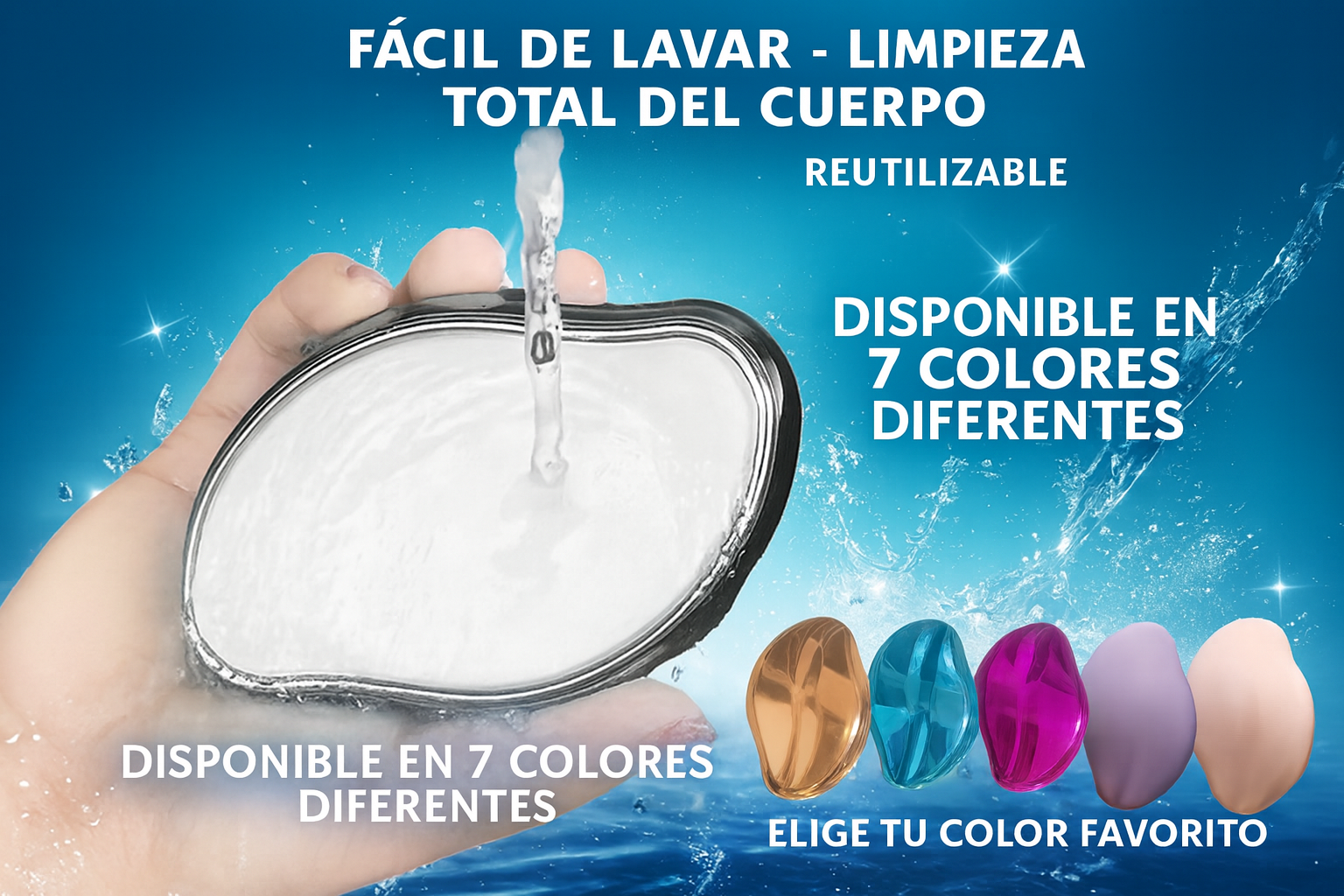 Diseño con limpieza y colores disponibles